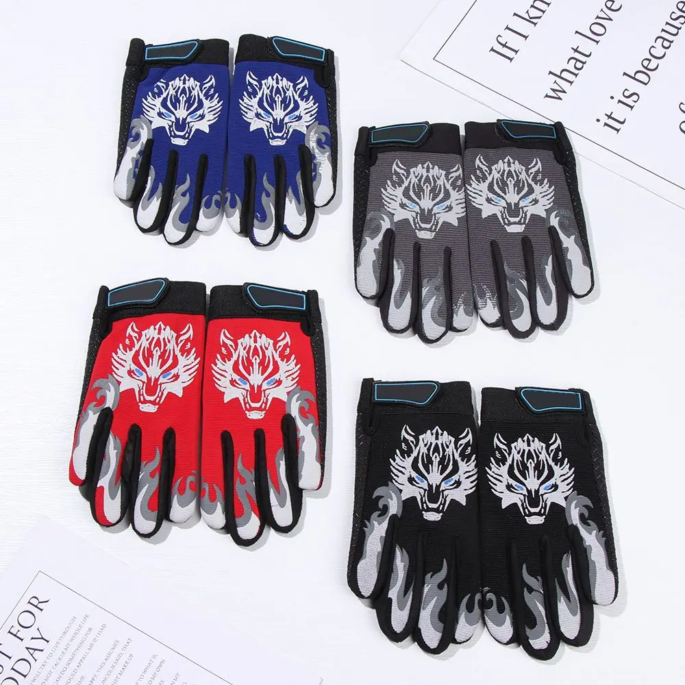 Winter Fishing Breathable Riding Non-Slip Kids Cycling Gloves Children Sport Gloves Full Finger Bike cycling gloves