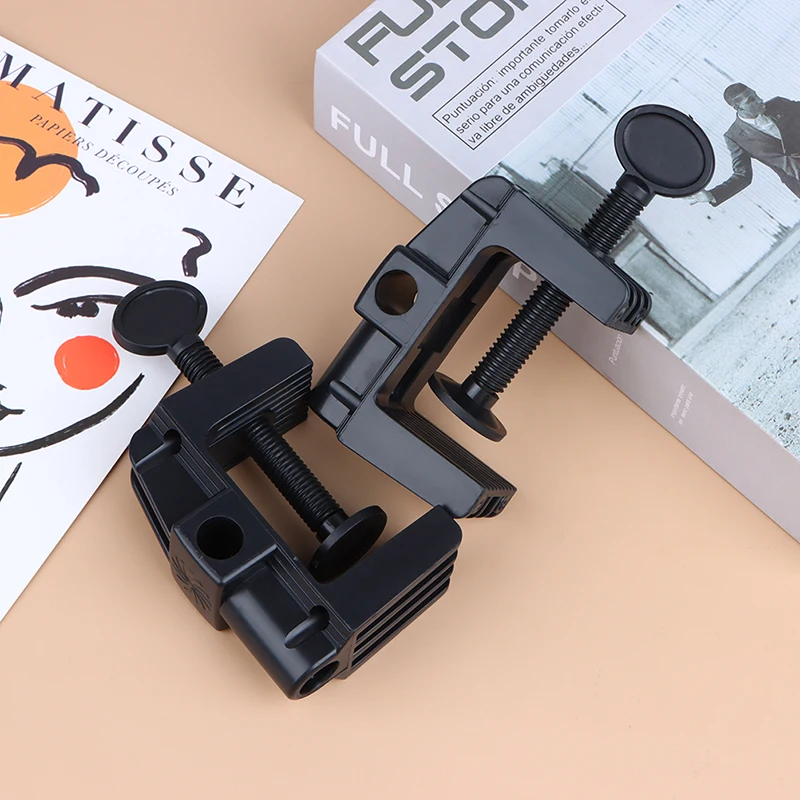 Universal Table Lamp Cantilever Bracket Clamp LED Lamp Holder DIY Fixed Screw Desk Non-slip Clip For Broadcast Mic Stand light clip holder