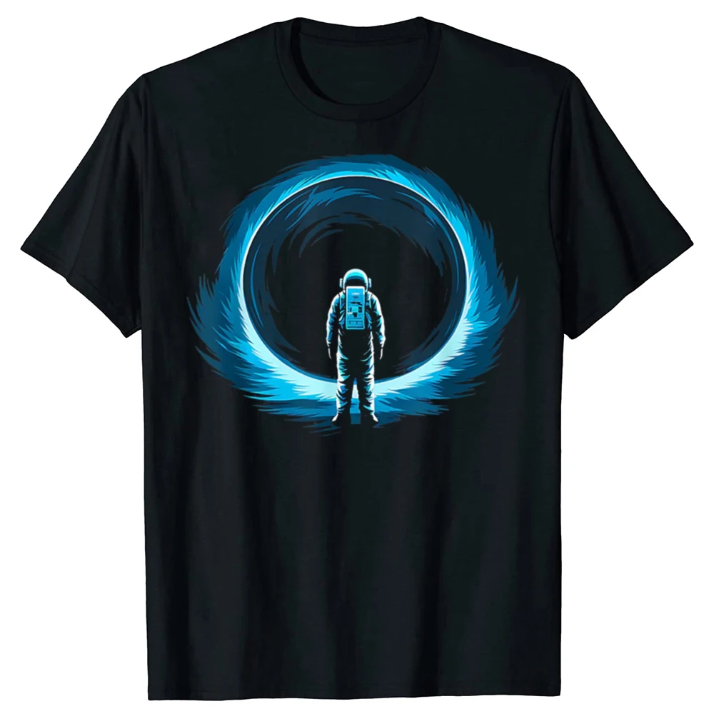 Lustige Black Hole Physik Universum Grafik T Shirts Männer Baumwolle Humor Streetwear T-shirt Kurzarm Unisex Lose Kleidung