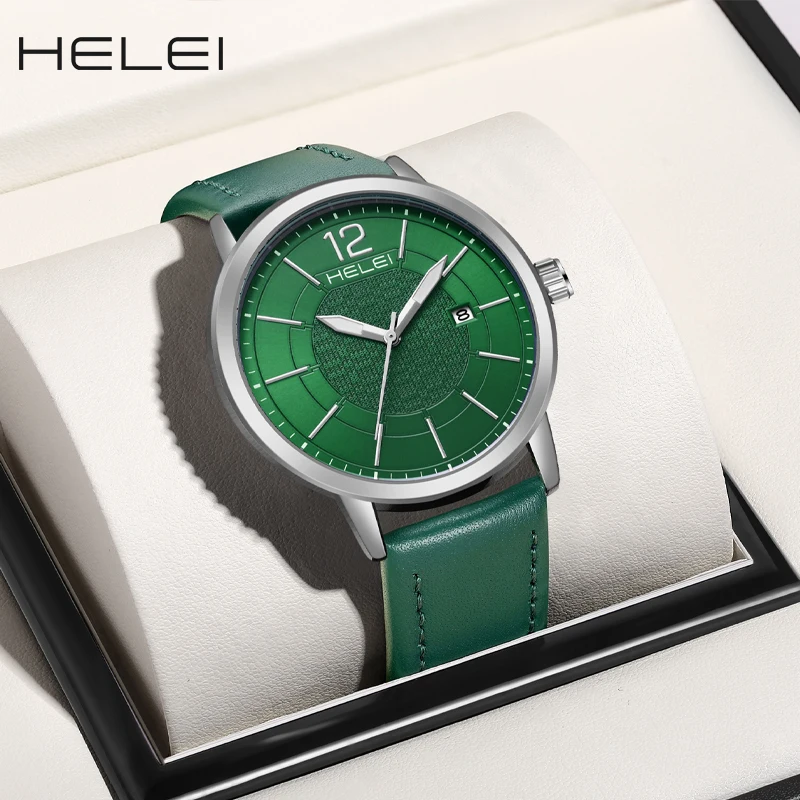 HELEI new modern minimalist style jazz series quartz movement 2024 men's quartz watches men's watches