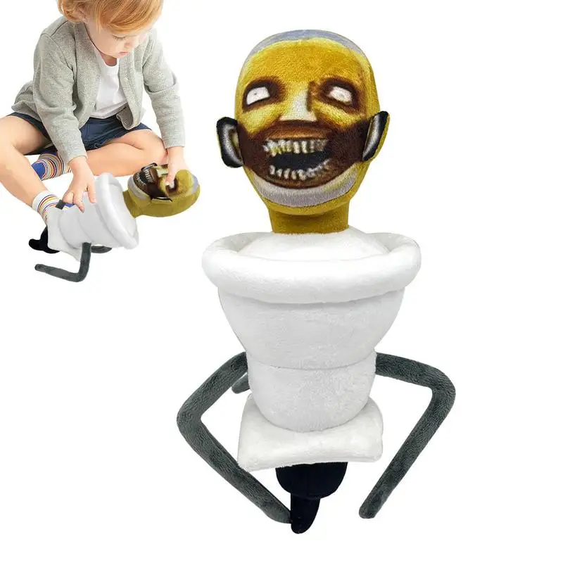 Forskibidi Toilet Plushies Plush SkibidiToilet Doll Model For Kids Stuffed Toy Children's Gift Anime Game Figure Cosplay Plush 30cm plants vs zombies stuffed plush doll toys microphone zombie newspaper zombie cartoon game cosplay anime figure kids gifts