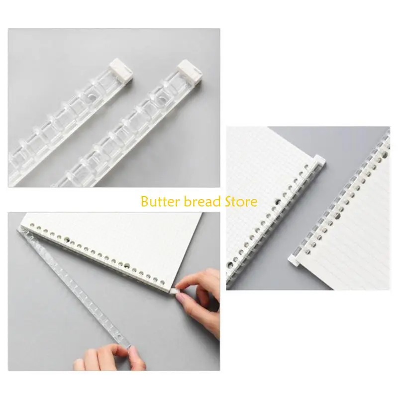 W89C B5 루스리프 노트북용 내구성 20링 26링 교체 바인딩 링