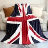 1 British Flag Printed Blanket Super Soft Flannel Double Bed Sofa Chair Autumn/winter Camping Living Room Desk Gift 5