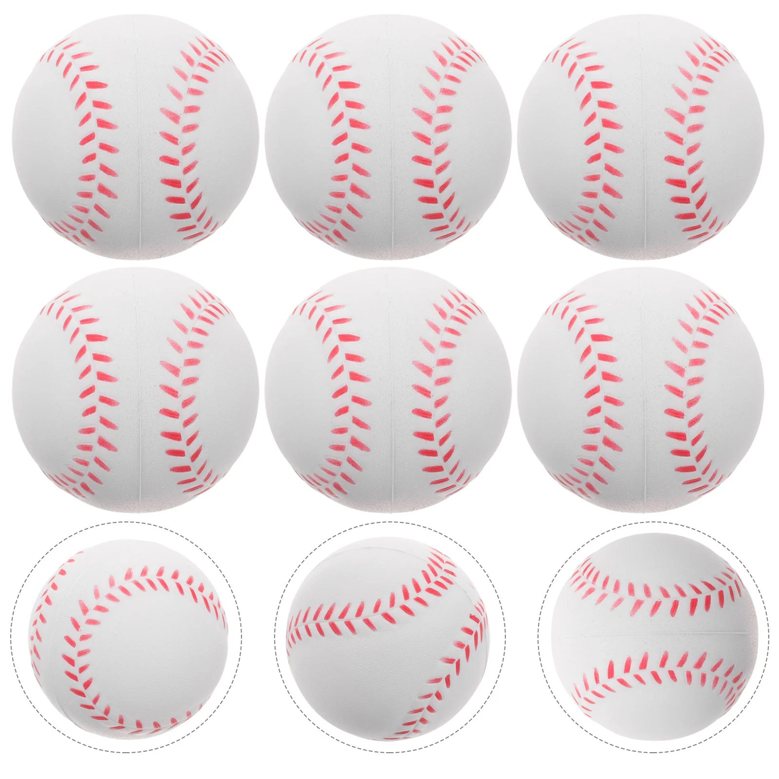 

6 Pcs Sponge Training Baseball Hitting Softball Balls Practice Baseballs Children Toy