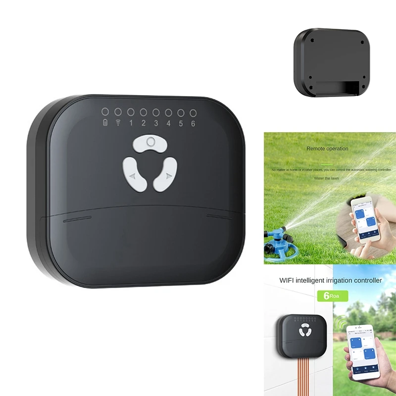 

Умный таймер для полива сада Tuya, 6 зон, Wi-Fi соединение, контроллер орошения