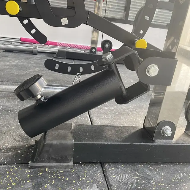 Tバーロウトレーニング、プレートサポート+ストレートバーサポート28mm