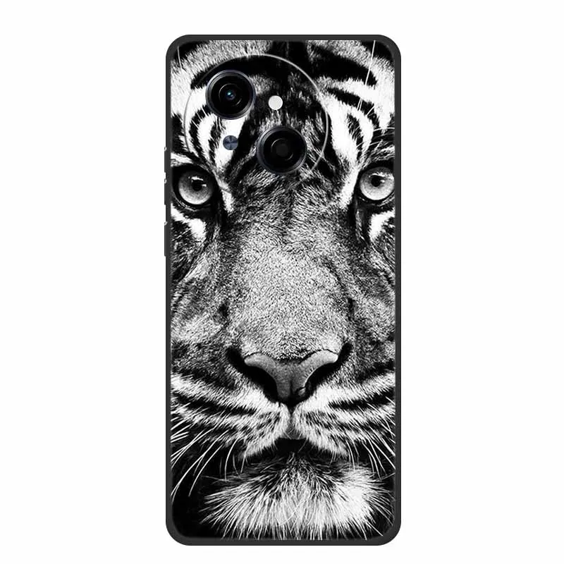 Tecno Spark Go1S Black Silicone Soft TPU Back Cover Case