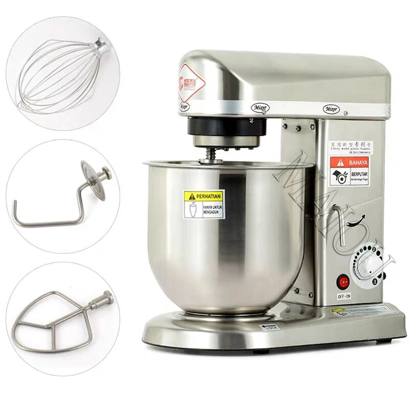 

Electric Kitchen Stand Mixer Food Dough Processor Mixer Stainless Steel 5/7/10 Liters
