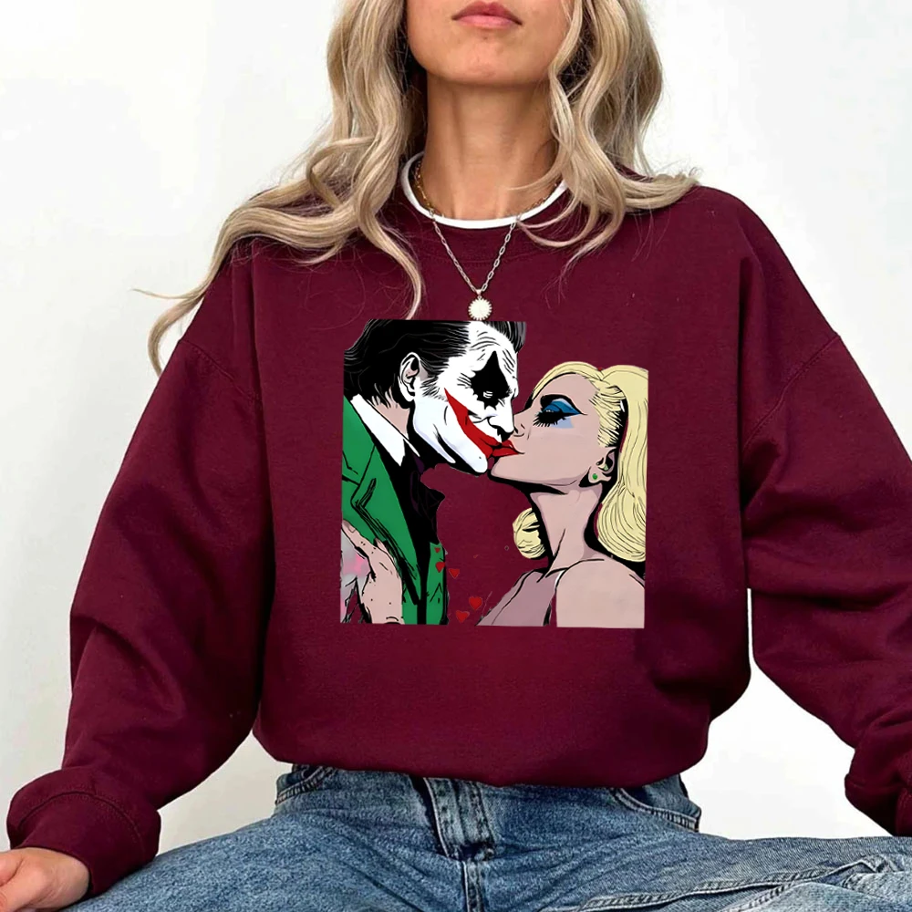 Lady Funny Unisex Hoodies Gaga Women's Clothing Joker Dancing Hoodies Joker2 Lady Movie Inspiration Gaga Sweatshirts Kawaii Tops 5