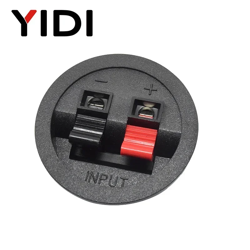 Versatile Multi-Position Spring Wire Plug Socket Connector for Audio and Speaker Systems