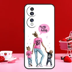 Elegant Mom & Baby Queen Design Phone Case - Premium Back Cover for Honor 90 (OO41365)