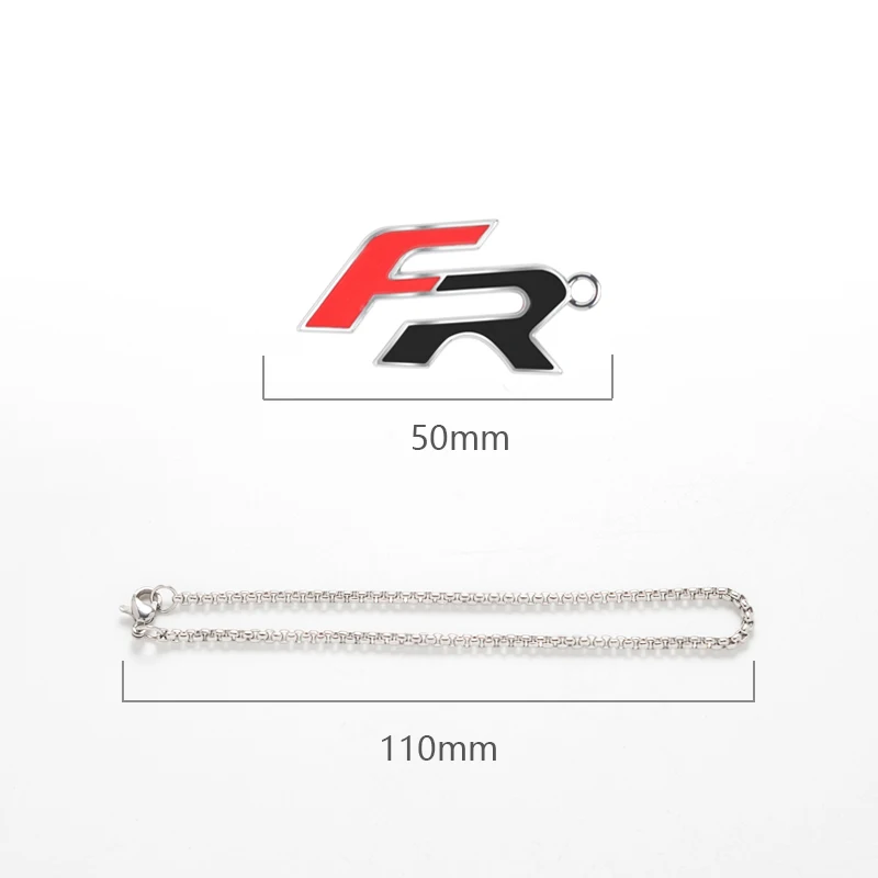 FR Emblem Car Interior Pendant Auto Rearview Mirror Ornaments Decoration For Ibiza Leon Ateca Exeo Alhambra Tarraco Exeo car decoration accessories,car figurine ornament,car pendant
