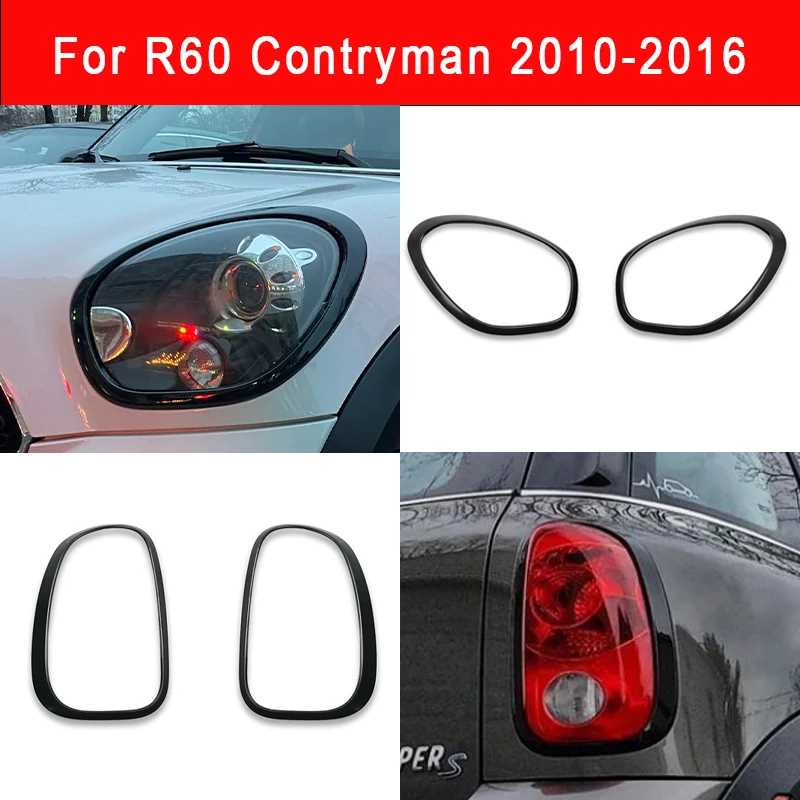 Mini Cooper F55 F56 F57 Negro Brillante Faro Enojada Ojo