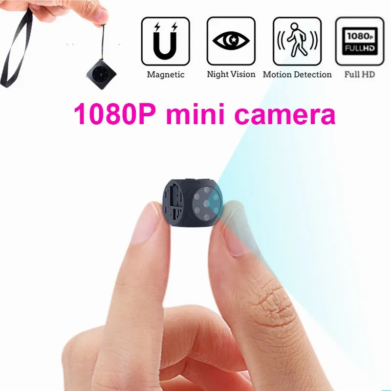 Body Mini Camera Portable 1080P HD Night Vision Video Recorder Wide Angle  Motion Detection Magnet Loop Recording Espia Cameras