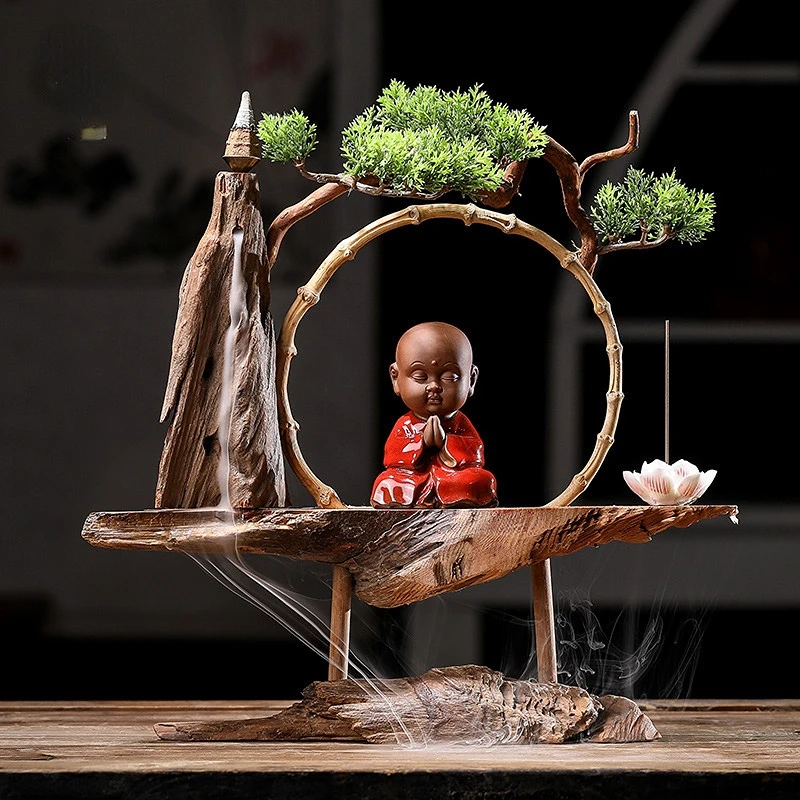 

Lamp Usb Incense Burner Ceramic Aroma Lotus Backflow Chinese Incense Burner Kit Smoke Quemador Inciensos Ramadan Decoration