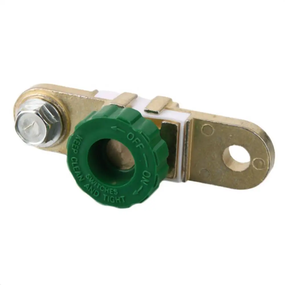 Universal Car Motorcycle Battery Terminal Link Quick Cut-off Switch 1pcs Durable Portable Rotary Disconnect Isolator