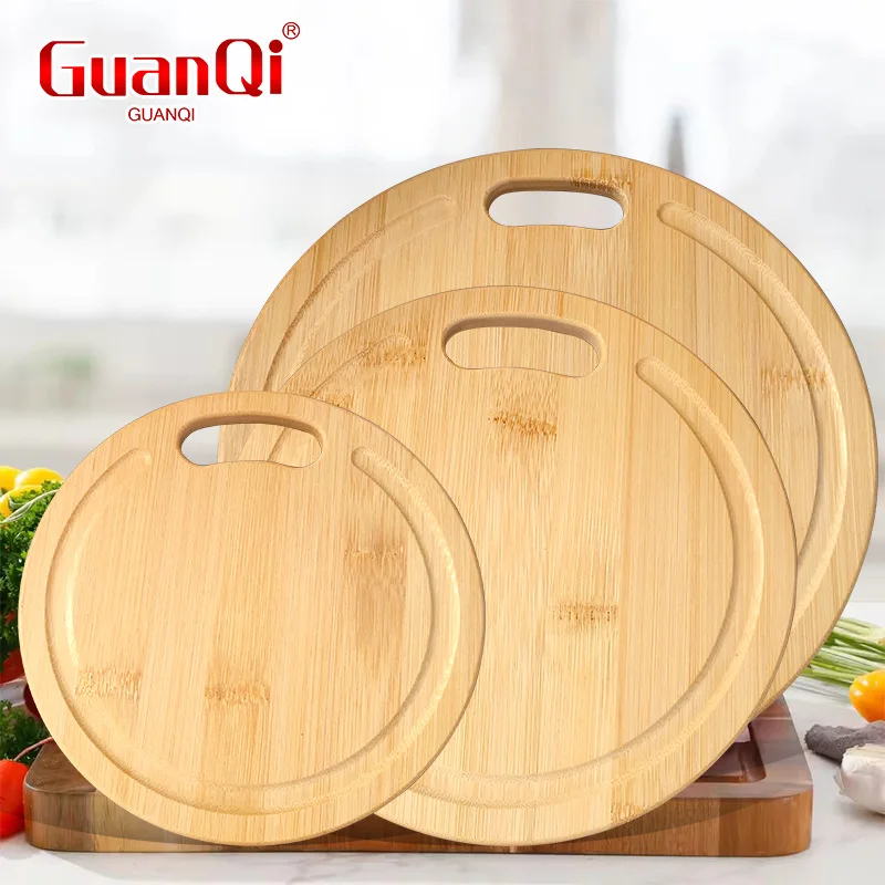 Premium Natural Bamboo Thickened Double-Sided Cutting Board