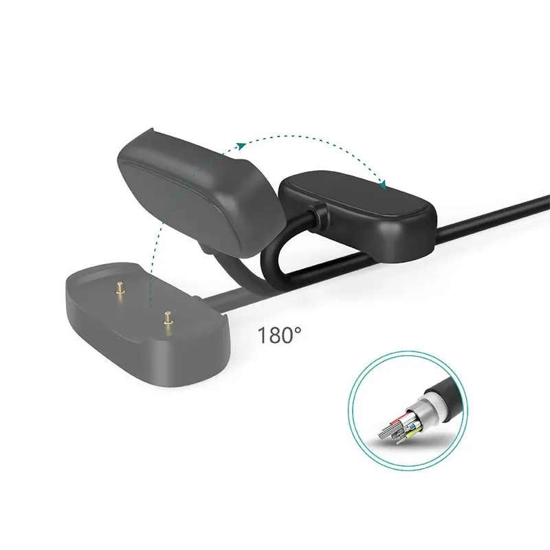 Magnetische oplader voor Amazfit CHEETAH (A2294) /GTR4/GTR3 PRO/GTS3 oplader voor Amazfit T-Rex Ultra Charger Basisstation (grijs