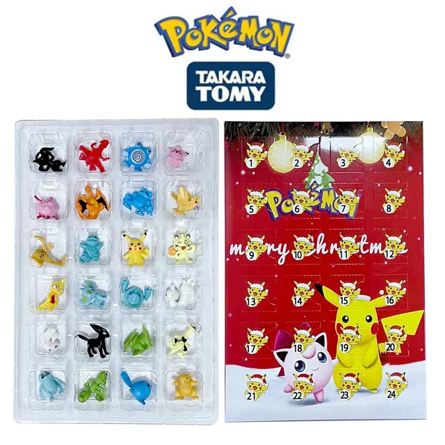 Pokemon Figuras Dentro Brinquedos De Presente De Natal Para Crianças, Caixa  De Sorte, Aleatório, 24Pcs - AliExpress