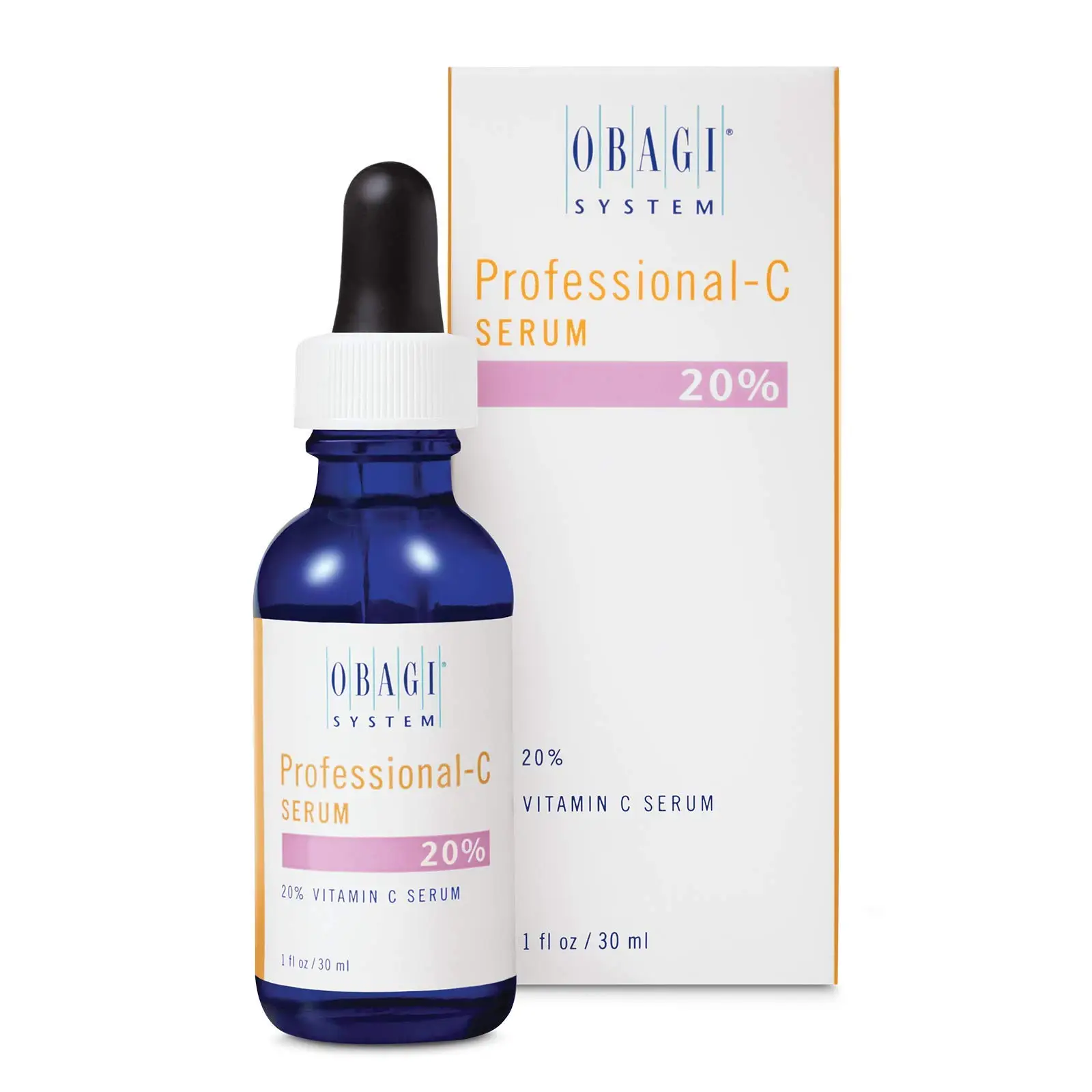 

Obagi Professional C Serum 20%, Vitamin C Facial Serum with Concentrated 20% L Ascorbic Acid for Oily Skin Brightening Whitening