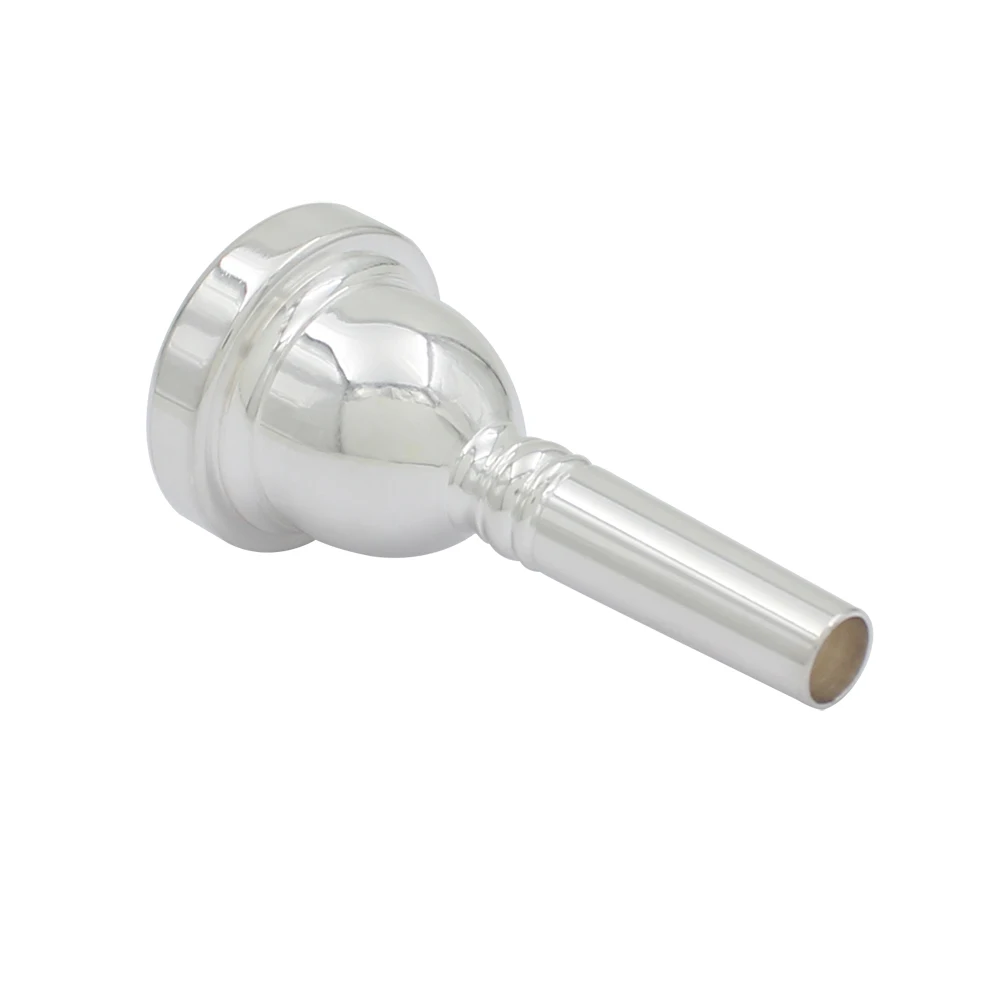 Description Picture 5 of item6 1/2AL Alto Trombone Mouthpiece Gold Silver Plated Brass Musical Instrument Accessory Small Handle Alto Trombone Mouthpiece