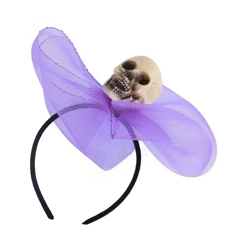 Spider Headband For Women Party Dance Supplies Horror Headband Halloween Costume Accessory Spiders & Skull Design For All Ages