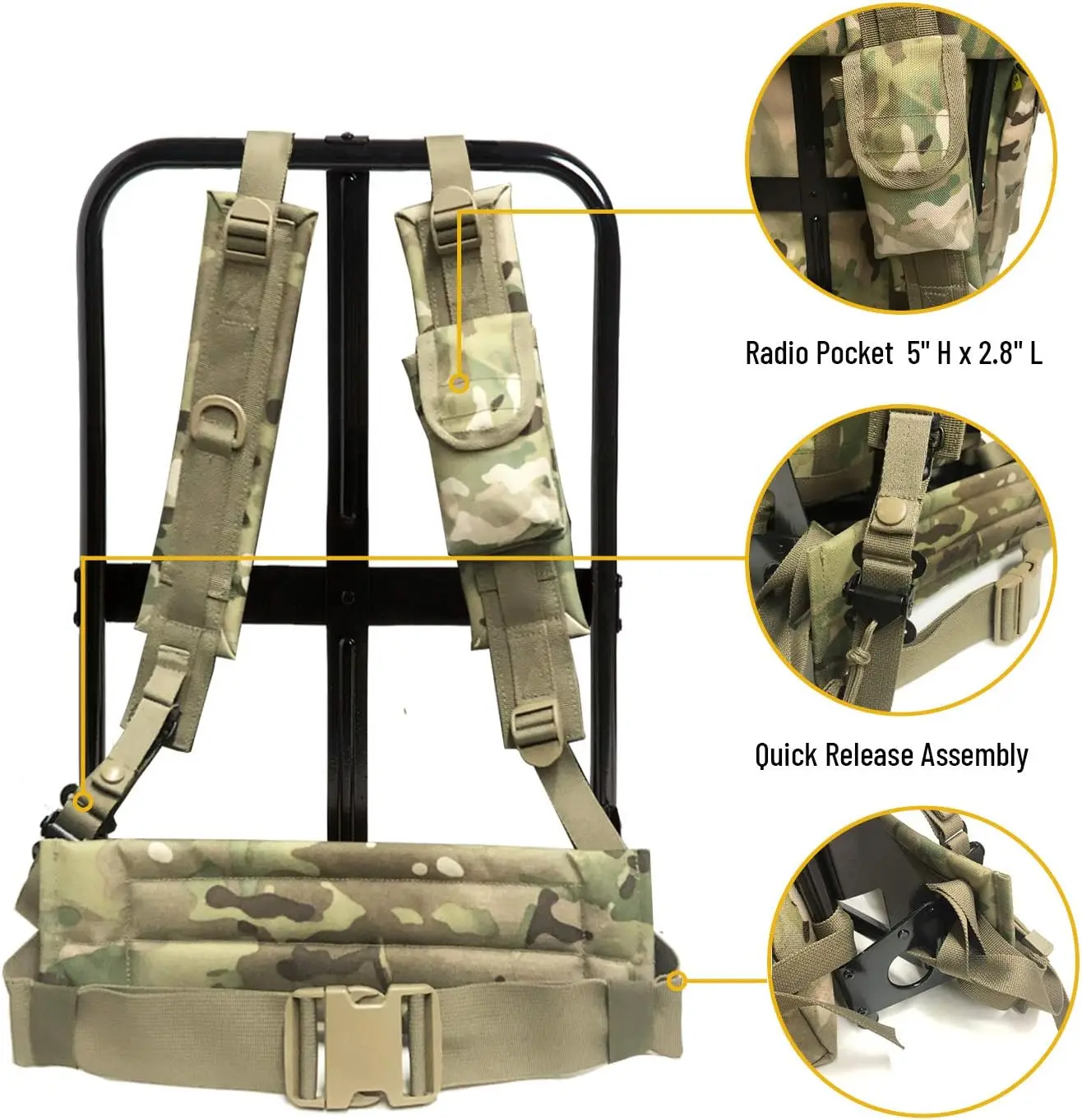 AKMAX Military Alice Pack Army Survival Combat ALICE