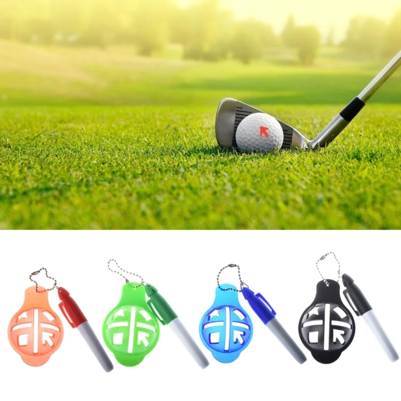 

2 Pack Golf Ball Line Marker Drawing Marking Alignment Mark Template Sign Tools
