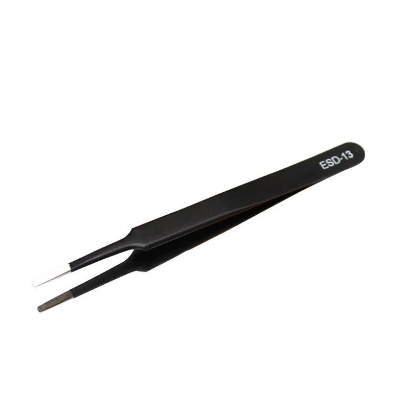 

Stainless Steel Tweezers Set ESD Anti Static Tweezers Repair Tools for Electronics Repair Soldering Craft