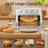 Geek Chef Air Fryer Toaster Oven, 7-In-1 Toaster Oven Countertop with Toast, Bake, Air Fry, Broil Convection Function 4