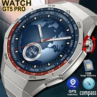 2025New GT5 Pro GPS Tracker SmartWatch Men 360*360 AMOLED Screen NFC Heart rate Bluetooth call Sports Waterproof Smartwatch New 1