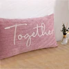 1 Pillowcase And 1 Pillow Core 35x60cm Embroidered Pillow With Hidden Zipper Set 3