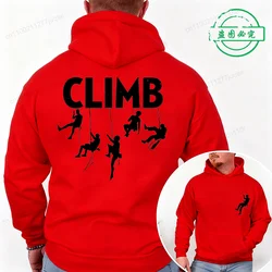 Born to Climb Unisex Printed Sweatshirt - Casual Harajuku Streetwear Hoodie - XXXL (20251216 - 7 - 2 - 1)