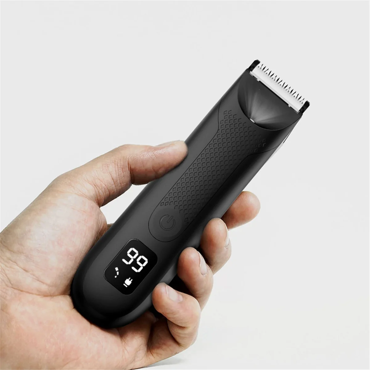 Trimmer for Men Replaceable Ceramic Blade Heads Waterproof Wet/Dry Groin & Body Shaver Groomer,B 6