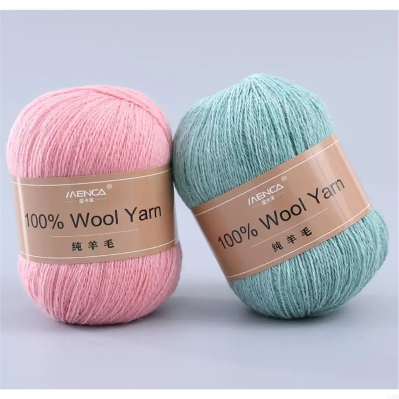 Wollgarne zum Häkeln von Strickschnurgarne für DIY -Handwerksschalhut Y08E – Detail 8