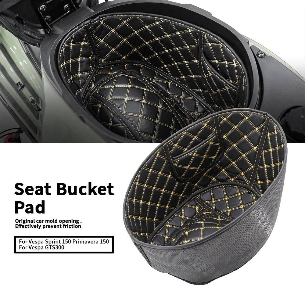 

Motorcycle Storage Box Liner Luggage Tank Cover Seat Bucket Pad For Vespa GTS300 Sprint Primavera 150 GTS 300