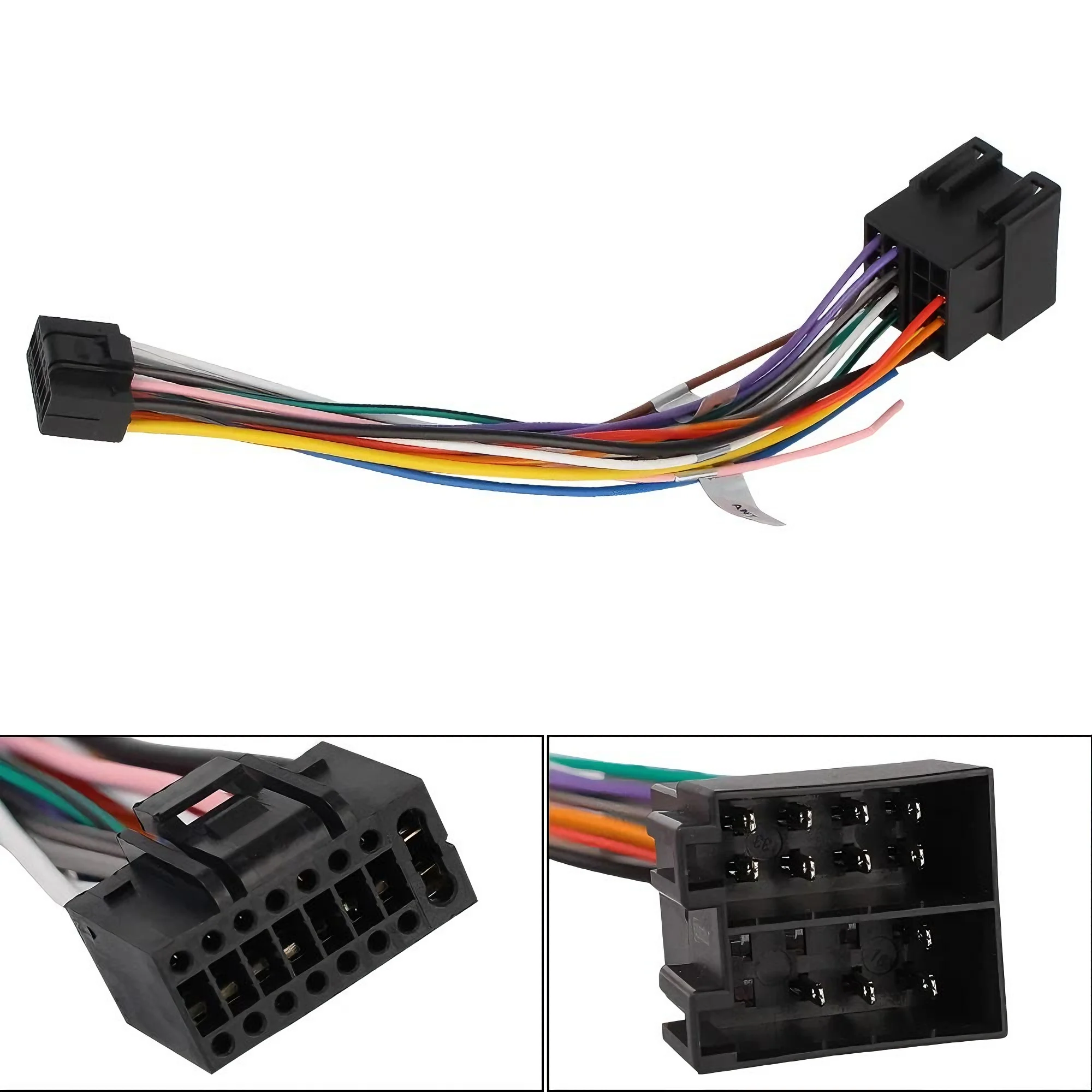 Car Wire Cable Adapter Car Stereo Accessories 16 Pin Plug Cable ISO Standard Connector Adapter Car Stereo Radio For ALPINE Wire Harness Adaptor Car Wire Cable Adapter