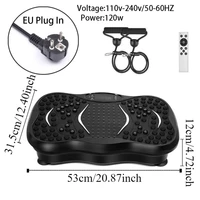 4D Vibration Fat Shaking Machine Music Mini Whole Body Massager Machine Cardio Training Magnetic Stone Weight Loss Machine 6