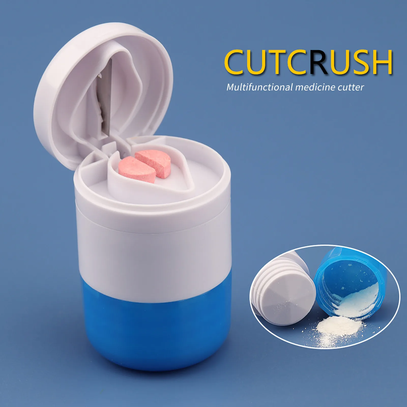 Pill Cutter Cases Portable Travel Powder Tablet Grinder Powder Splitters Multifunction Pills Crusher Splitter Storage Box| | - AliExpress Pill Cutter Cases Portable Travel Powder Tablet Grinder Powder Splitters Multifunction Pills Crusher Splitter Storage Box| | - AliExpress