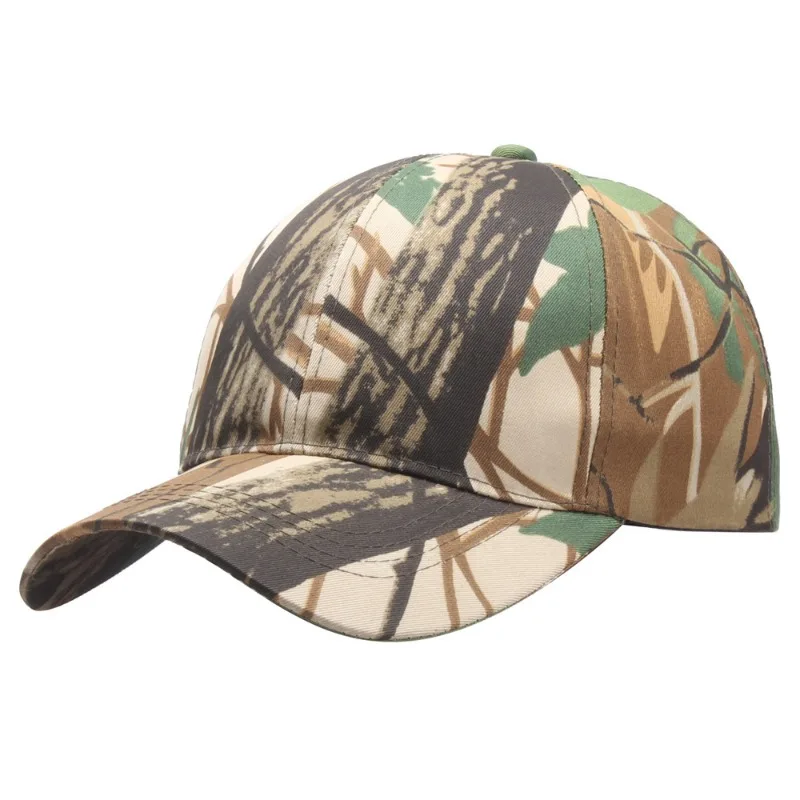 New Camouflage Outdoor Sport Hunting Cap Men Snapback Jungle Stripe Hat Wild Breathable Camo Caps