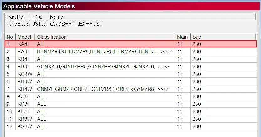 ķ  ġ, ̾  ׷  II 2008-2016 L200 Ʈ IV V 2005-2015-dohc 16V 1015B008