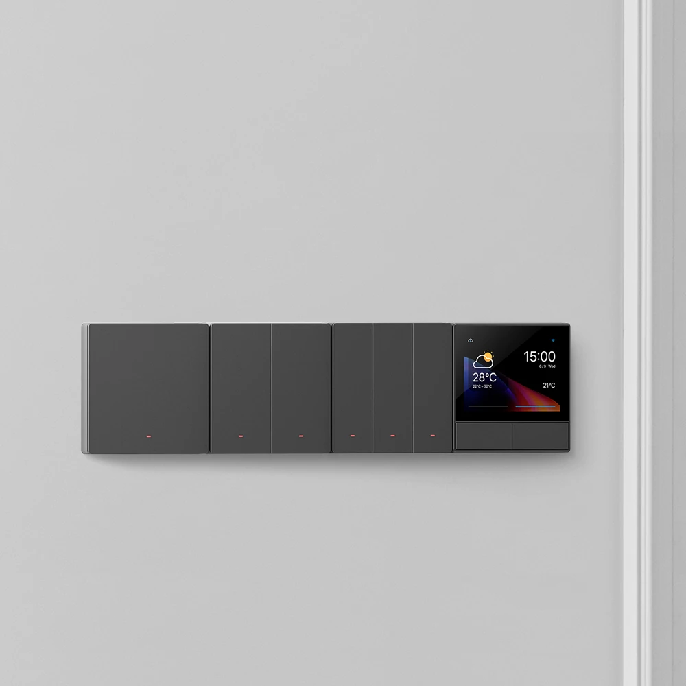 SONOFF M5 SwitchMan Smart Wall Switch 80/86 Type Push Button Switch 1/2/3 Gang Switch Frame Remote Control for Alexa Google Home