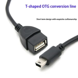 Compact High - Speed Mini USB A to B Adapter OTG Converter (Mini extension cable)