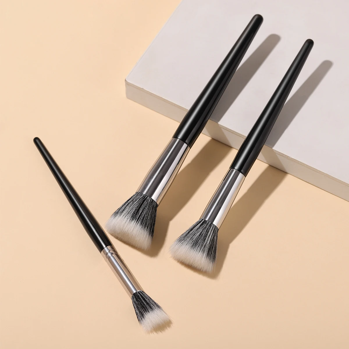 Makeup brushes OVW goat hair stippling highlight multifunction blush loose powder