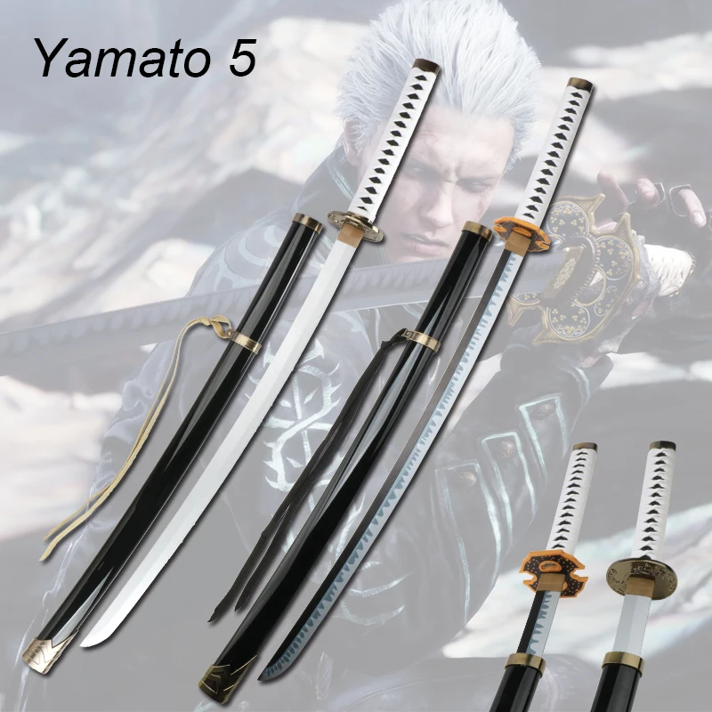 

Game Character Yamato 5 Virgil Katana Character Toy Sword Nelo Angelo Dark Slayer Collection Decorative