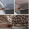 3 Piece Luxury Leopard Print Silky Satin Bed Sheet Set - Super Soft and Smooth Home Bedding for A Blissful Sleep Duvet Cover 2
