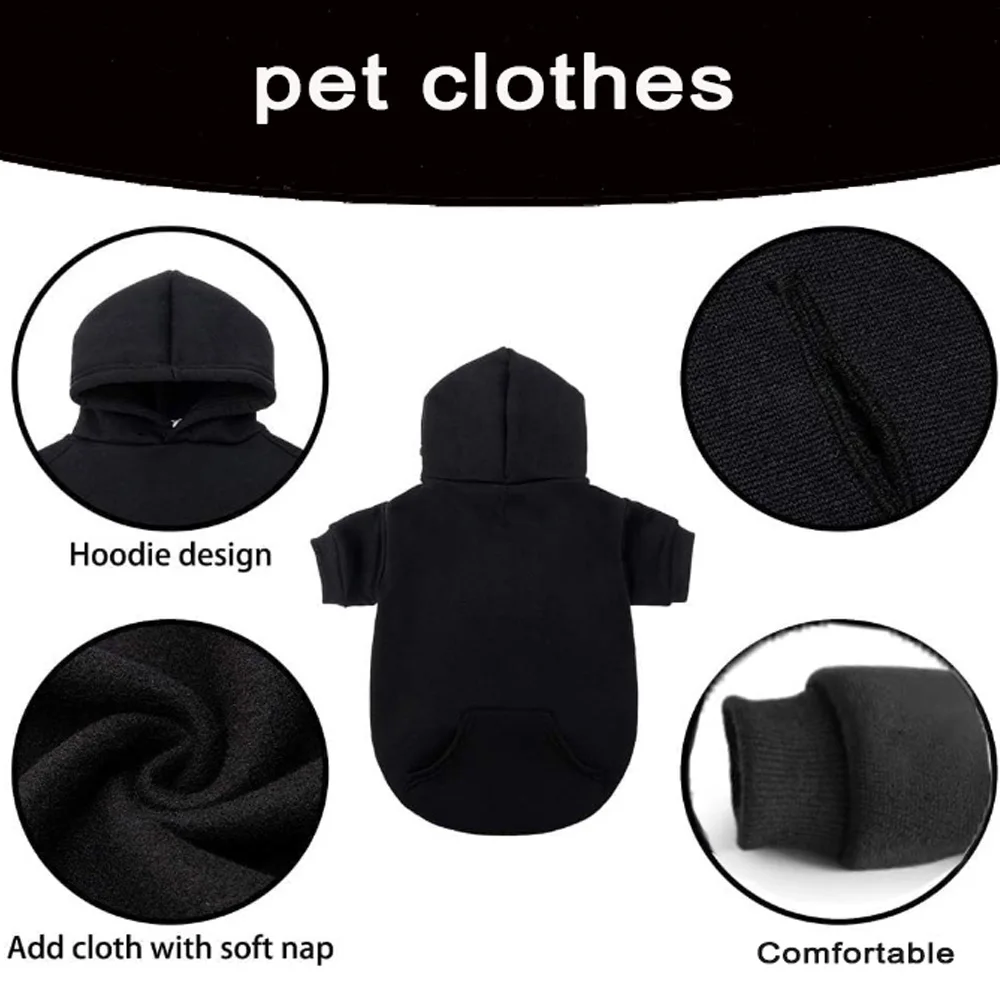 1 Pc Pet Hooded Sweatshirt 5