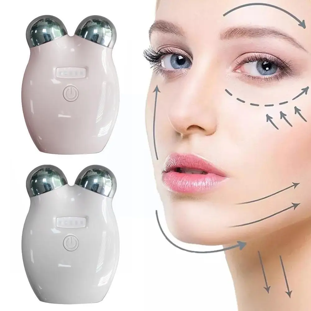 EMS Microcurrent Face Massagers Roller Beauty Skin Anti Tightening Eye
