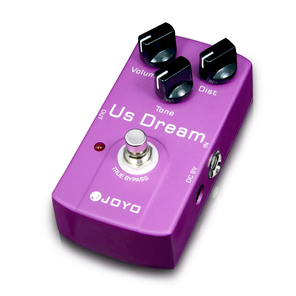 JF-34 US DREAM Distortion Guitar Pedal Simulate Driven Tube Amplifier High Gain