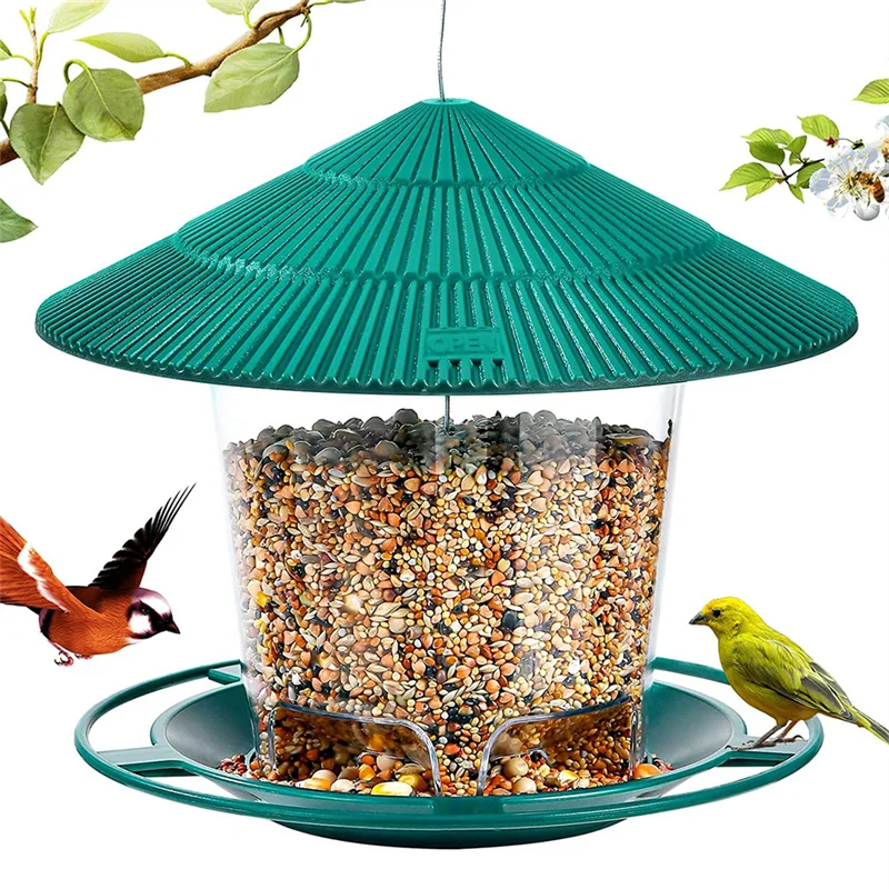 Mangeoire à oiseaux sauvages avec ULà suspendre, belvédère étanche,  conteneur extérieur, type de maison d'alimentation, décor Aves, nouveau